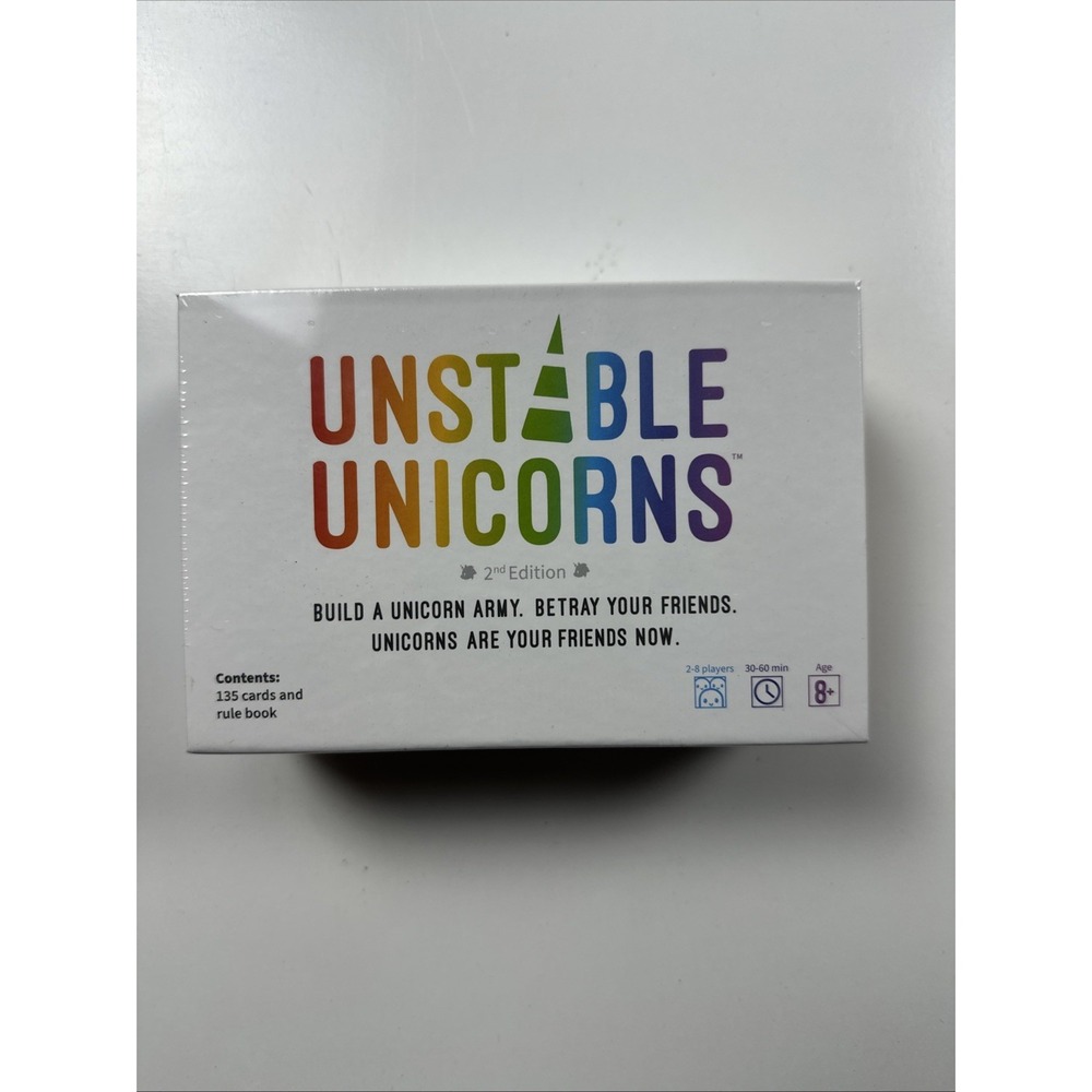TeeTurtle TEE3678UUBSG1 Unstable Unicorns Card Game